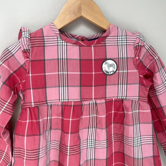 NWT Sanetta Red Plaid Dress - Picture 2 of 8